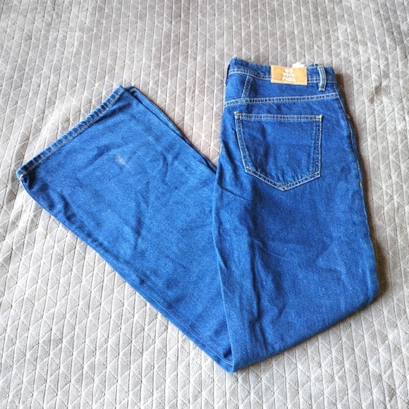 We The Free Blue Flare Wide Leg Jeans - Picture 1 of 6